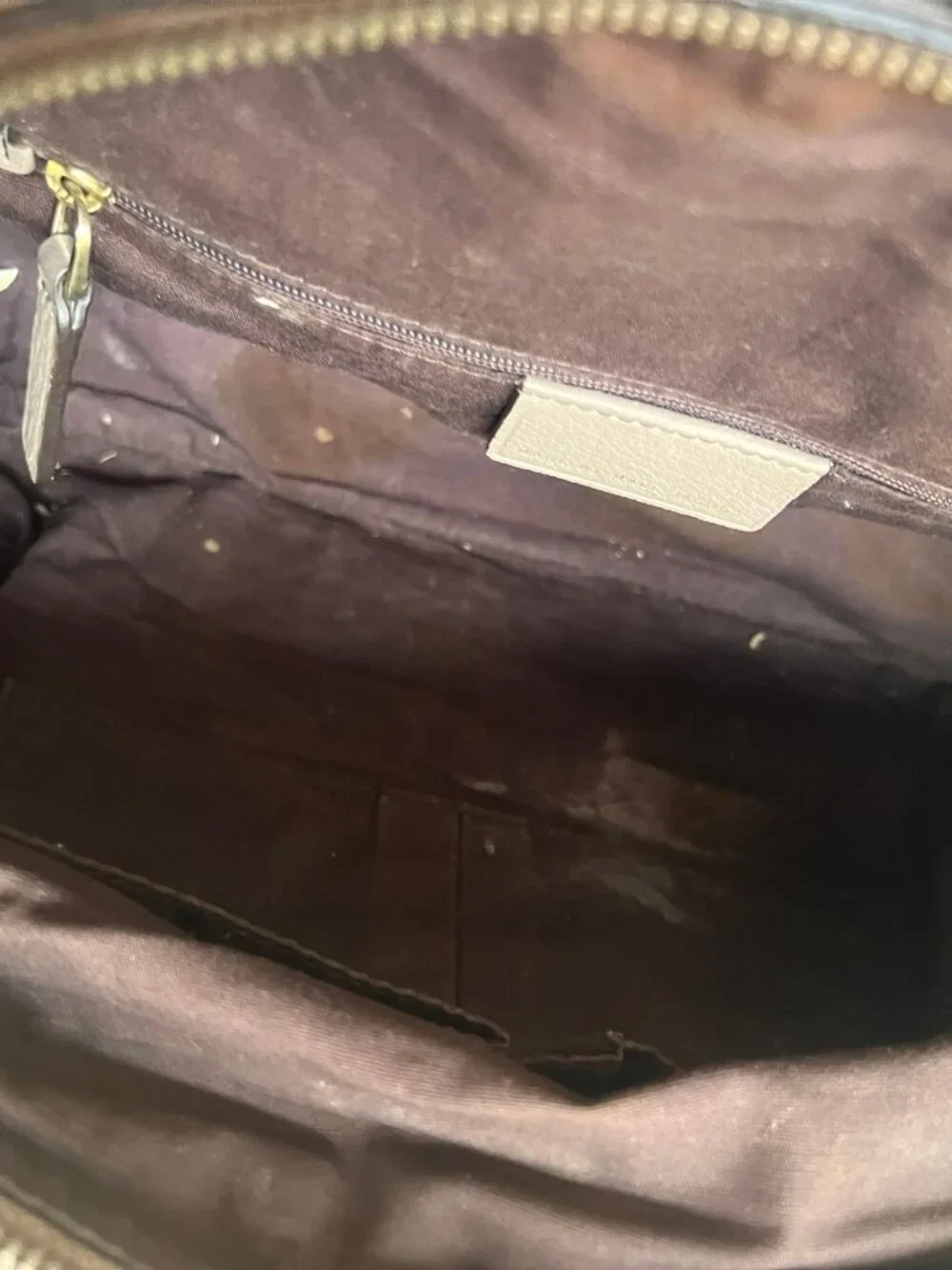 Y2K MARC BY MARC JACOBS HALF PIPE DUFFLE PEBBLE LEATHER SATCHEL BAG TAUPE
